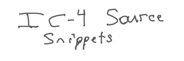 Source Code Snippets