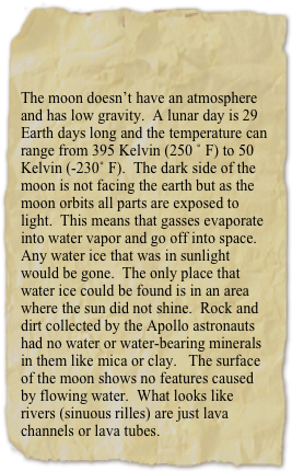The moon doesn’t...